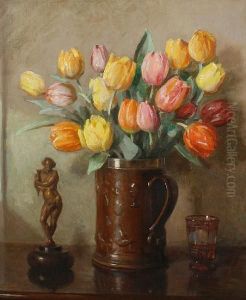 Still Life Of Tulips