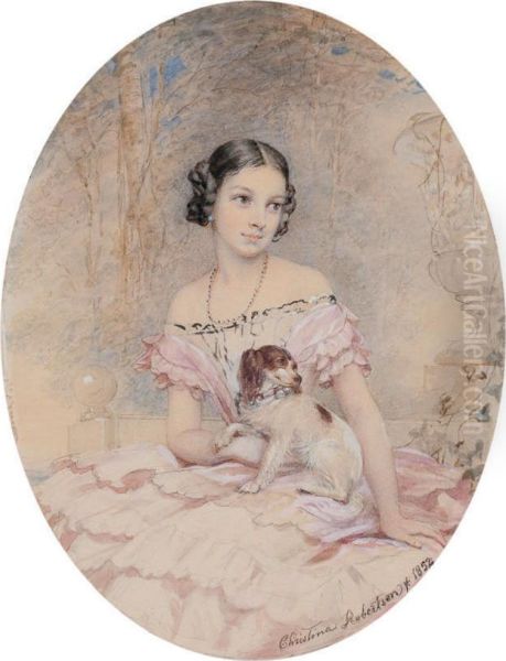 Portrait Of Countess Stroganov - view 1