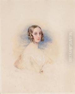 Portrait Of Grand Duchess Maria Nikolaievna by Christina Robertson