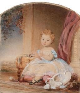 Portrait Of A Young Girl by Christina Robertson