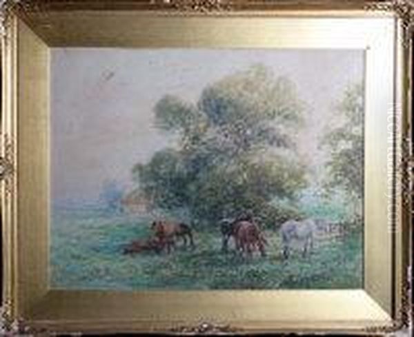 Horses In A Field - view 1