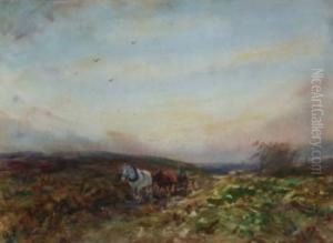 Figures In A Moorland Landscape