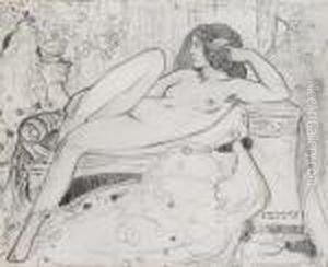 Reclining Nude by Eric Forbes-Robertson