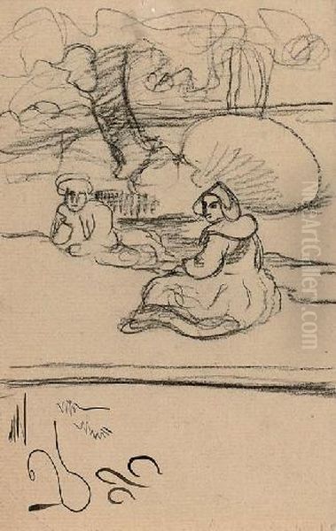 Couple In Breton - view 1