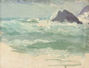 Rocky Seascape by Eric Forbes-Robertson