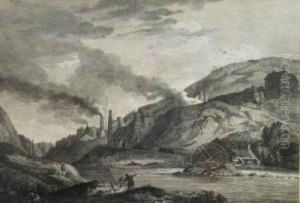 An Iron Work For Casting Cannon, Madeley by George Robertson
