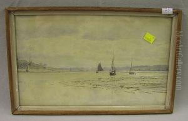 Fishing Boat Moorings, Halifax 1883. - view 1