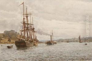 Port Of Ipswich High Water by Henry Robertson