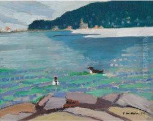 View Of Murray Bay, P.q., From Cap A L""""aigle
