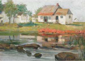 Homestead By A Stream