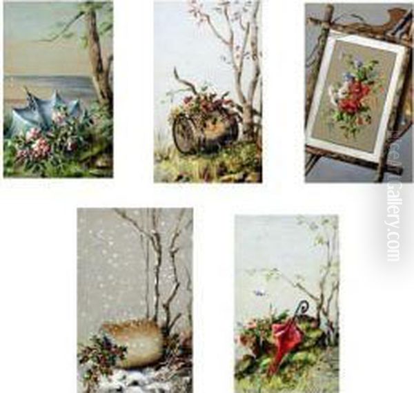 Vignettes Representing Seasons/months - view 1