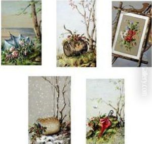 Vignettes Representing Seasons/months by Marianne H. Robilliard
