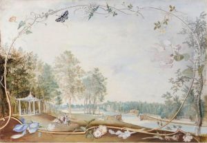 The Grounds Of Honington Hall, Warwickshire, Showing The Ornamental Water Designed By Sanderson Miller
