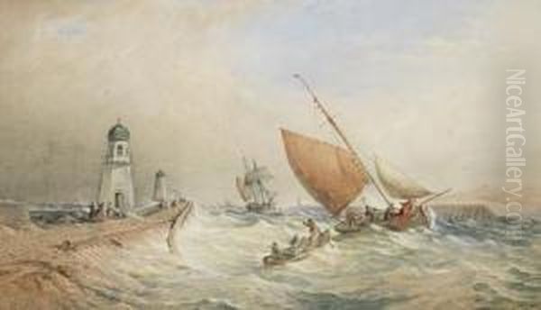 Running Into Harbour On The High Tide - view 1