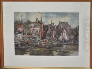 At Dordrecht by Alexander Charles Robinson