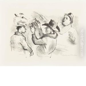 Horse Auction by Boardman Robinson