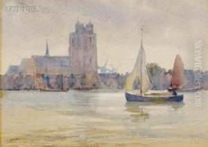 Windmills And Churches/a River View Windmills And Churches/a River View