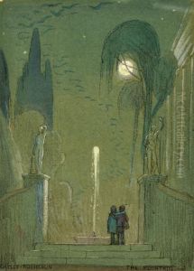 The Fountain by Frederick Cayley Robinson