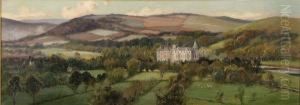 Expansive Landscape With Manor House And Grounds by H.L. Robinson