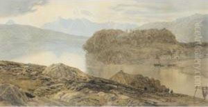View Of Loch Portree, Isle Of Skye by John Charles Robinson