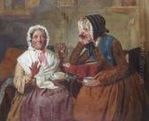 A Gossip Over A Cup Of Tea by Matthias Robinson