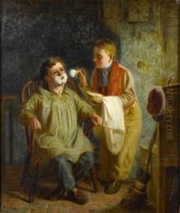 In The Barber's Chair In The Barber's Chair