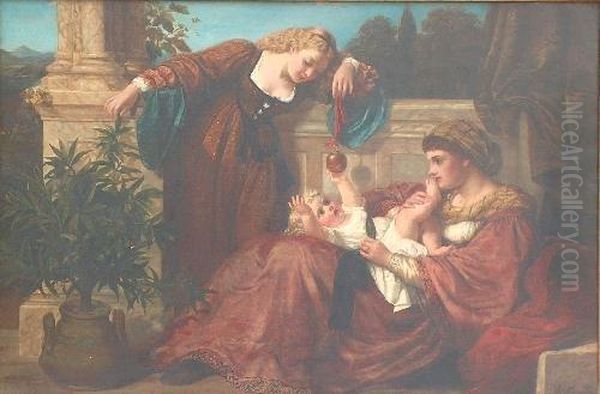 Mother Child In Romantic Scene - view 1