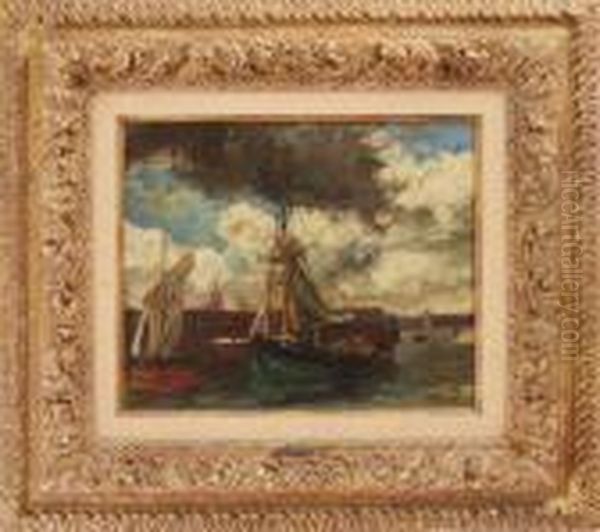 Boats In A Harbour - view 1