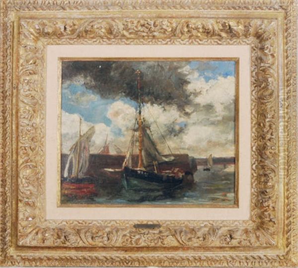 Boats In The Harbor - view 1