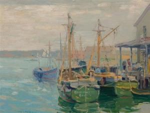 Gloucester Harbor by William S. Robinson