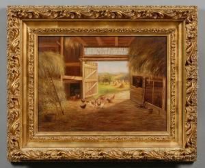 Interior Barn Scene by Robinson Wood Harriette