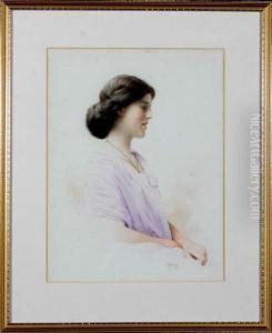 A Portrait Of Maud Lawrenson, Sister To The Artist A Portrait Of Maud Lawrenson, Sister To The Artist