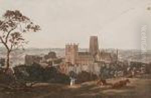 View Of Durham Cathedral And Castle by George Fennel Robson