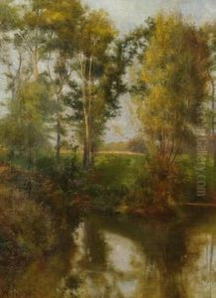 A Wooded River Landscape - view 1