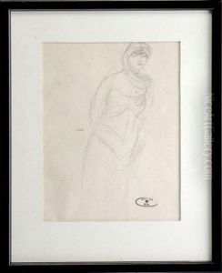 Femme Au Voile by Odilon Roche