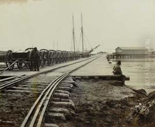 Ordnance Wharf, City Point, Virginia - view 1