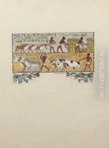 Les Champs Du Pharaon Illustrationpour Le Roman De La Momie by Georges Antoine Rochegrosse