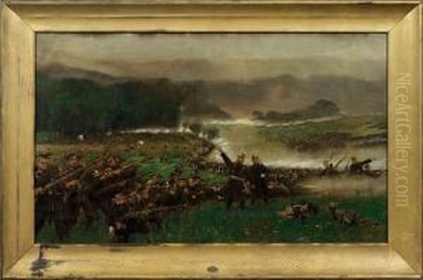 Kronzprinz Friedrich Ineiner Schlacht Des Deutsch-franzosischen Krieges1870 - view 1