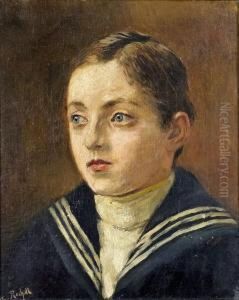 Bildnis Eines Knaben Im Matrosenanzug by Theodor Rocholl
