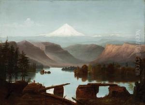 Landscape With Mount Hood In The Background - view 1