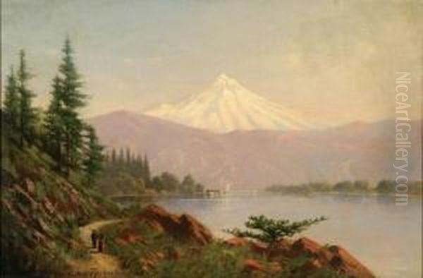 Mount Hood From Fisher's Landing - view 1