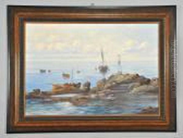 Marina Con Barche E Pescatori - view 1
