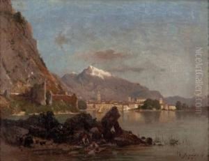 Blick Auf Riva Am Gardasee