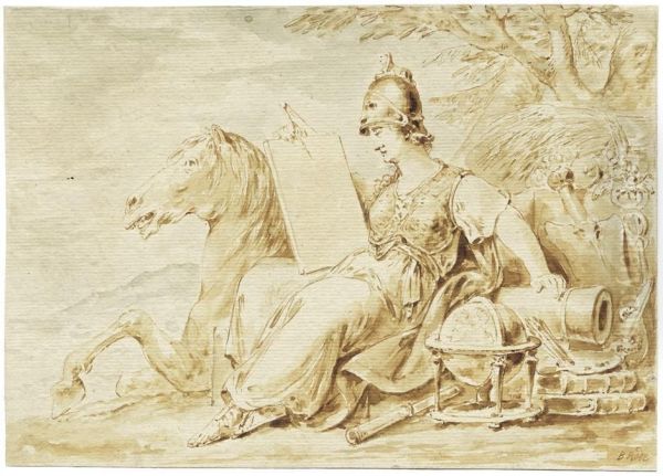 Pallas Athene Als Huterin Der Schonen Kunste - view 1
