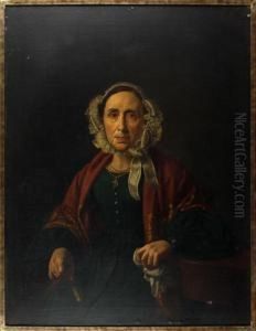 Portrait Of A Gentleman At His Desk; And A Portrait Of A Lady, Seated Portrait Of A Gentleman At His Desk; And A Portrait Of A Lady, Seated
