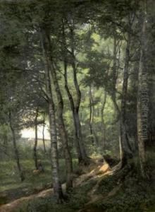 La Foret De Marly-le-roi by Georges Rodrigues-Henriquez