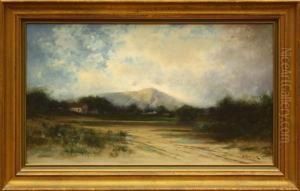 Mt.tamalpais With House In Distance by Alfred C. Rodriguez