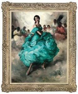 Flamenco Dancer by Felipe Abarzuza Rodriguez De Arias