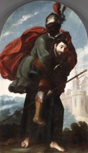 San Francisco Javier Como Buen Pastor by Juan Rodriguez Juarez