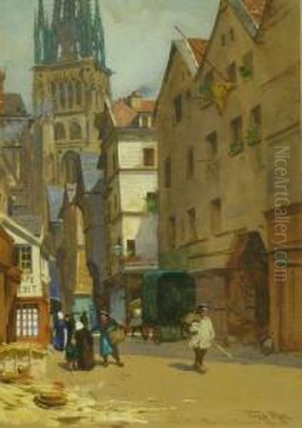 Rouen Street Scene - view 1